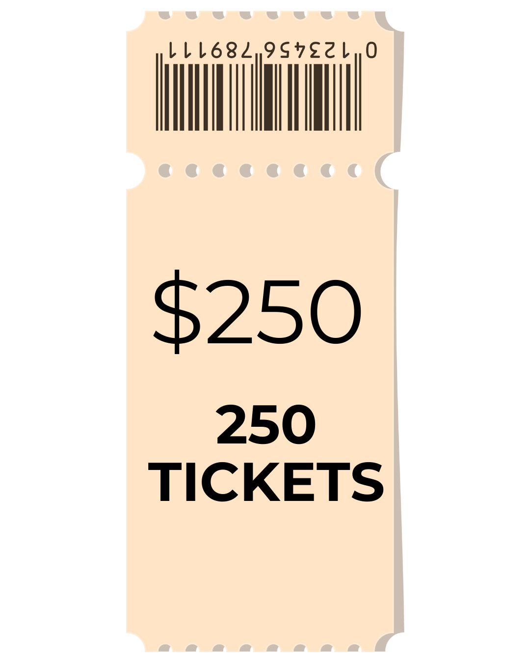 Let's Eat Package - 250 Tickets