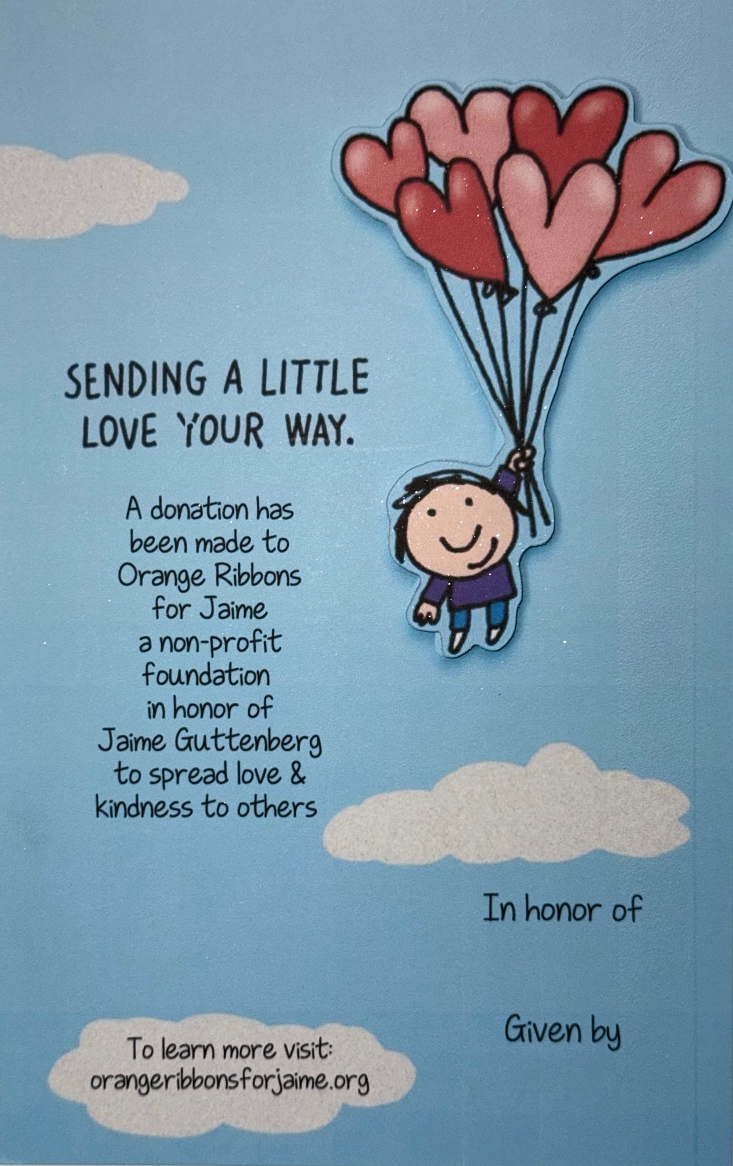 Thinking of You (Man with Balloons) (THREE NON-PERSONALIZED CARDS)