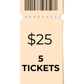 Let's Eat Package - 5 Tickets