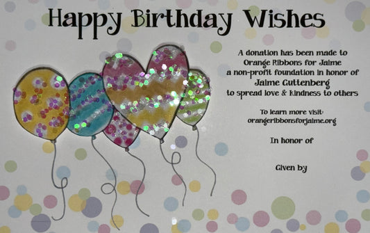 Birthday Card (Party Balloons)