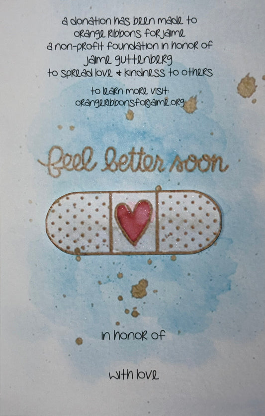 Get Well Card (Heart Band-Aid)