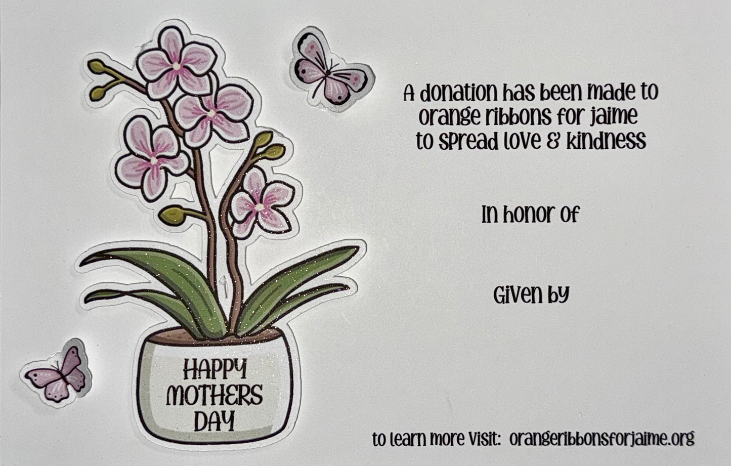 Mother’s Day - orchid butterflies [NEW]